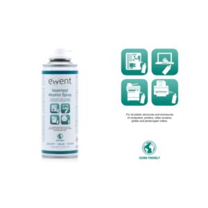 BOTE PULVERIZADOR DE ALCOHOL ISOPROPIILICO EWENT 200 ML. / ESPECIFICO PARA LIMPIEZA DE PLACAS ELECTRONICAS / EW5613