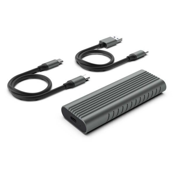 CAJA EXTERNA DISCO DURO PCIe SSD M.2 NVMe EWENT / HASTA 80 mm / USB 3.2 TIPO-C GEN2 EW7025