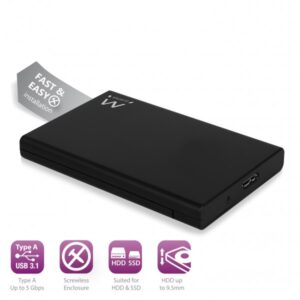 CAJA EXTERNA DISCO DURO 2.5" SATA EWENT USB 3.1 EW7044