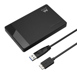CAJA EXTERNA DISCO DURO 2.5" SATA EWENT USB 3.2 SIN TORNILLOS EW7049