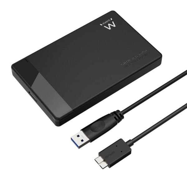 CAJA EXTERNA DISCO DURO 2.5" SATA EWENT USB 3.2 SIN TORNILLOS EW7049