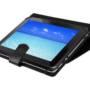 FUNDA TABLET BOOK CASE POLIURETANO 8" NEGRA / BLANCA