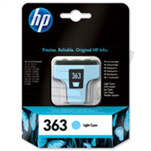 TINTA HP INKJET Nº 363 CYAN LIGHT PHOTOSMART 8250/3210/3310/8200 3200/3110 PHOTPSMART C6180/C6200/C6280 PHOTOSMART SERIE C5180 PHOTOSMART C7100 (C8774E)