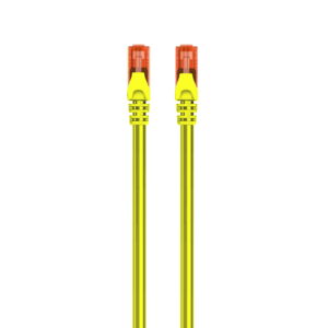 LATIGUILLO RED EWENT RJ-45 CAT.6 - 2 M. UTP / AMARILLO / IM1017