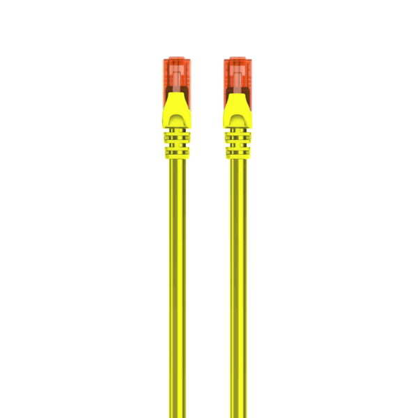 LATIGUILLO RED EWENT RJ-45 CAT.6 - 2 M. UTP / AMARILLO / IM1017