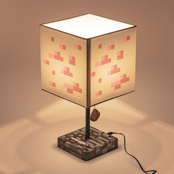 LAMPARA SOBREMESA MINECRAFT