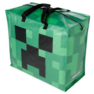 BOLSA REUTILIZABLE ALMACENAJE MINECRAFT CREEPER / 48X55X28 cm