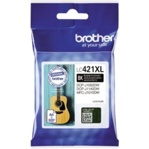 TINTA BROTHER NEGRA ALTA CAPACIDAD / DCP-J1050DW / DCP-J1140DW / MFC-J1010DW / (500 PAG.) (LC421XLBK)