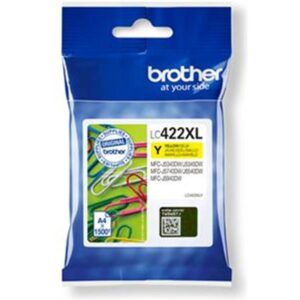 TINTA BROTHER AMARILLA ALTA CAPACIDAD / MFC-J5340DW / MFCJ5740DW / MFCJ6540DW / MFCJ6940DW / (1.500 PAG.) (LC422XLY)