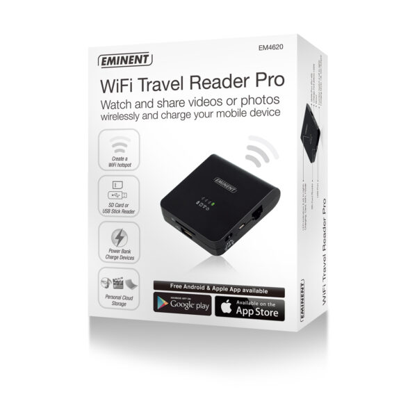 LECTOR WIFI TRAVEL DE TARJETAS EMINENT EM4620