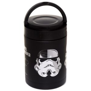 FIAMBRERAS TAPER TERMO PORTATIL STAR WARS SOLDADO IMPERIAL STROMTROOPER / 14X9X9 cm / ACERO INOX. - POLIPROPILENO - SILICONA / 500 ml