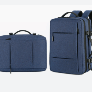 MOCHILA DE VIAJE CABINA NYLON AZUL GRAN CAPACIDAD / VARIOS COMPARTIMENTOS / PORTATIL 15.6" / TABLET / BOLSA DE EQUIPAJE / INCLUYE PUERTO DE CARGA USB / M1119