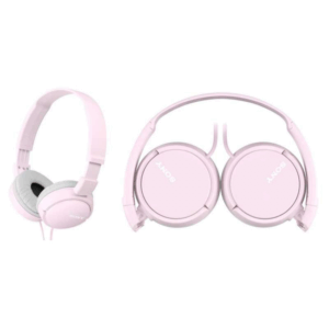 AURICULARES C/MICROFONO SONY / ROSA / JACK 3.5mm / DISEÑO PLEGABLE / MDRZX110P