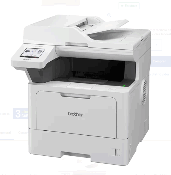 MULTIFUNCION BROTHER MFC-L5710DW LASER MONOCROMO / IMPRESORA COPIADORA ESCANER FAX / ADF / 48 PPM / FULL DUPLEX / USB / ETHERNET / WIFI