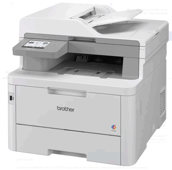 MULTIFUNCION BROTHER MFC-L8390CDW LASER COLOR / IMPRESORA COPIADORA ESCANER FAX / ADF / 30PPM / FULL DUPLEX / USB / ETHERNET / WIFI /