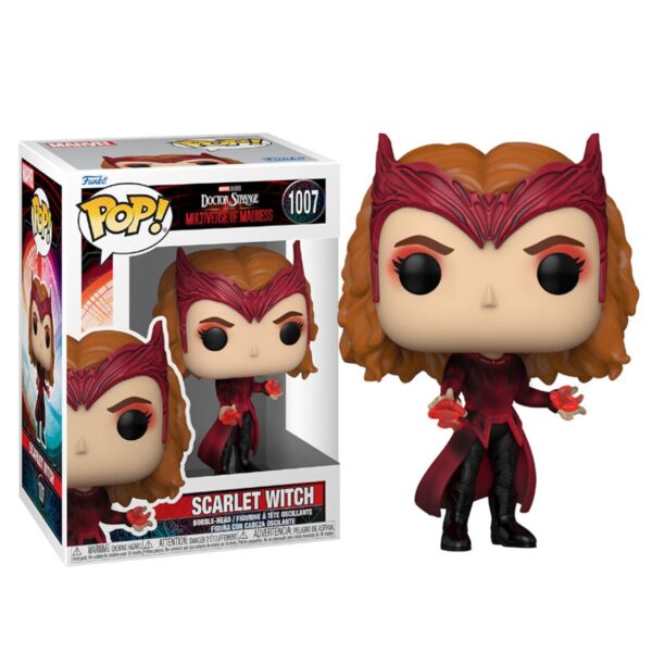 POP! DOCTOR STRANGE MULTIVERSO DE LA LOCURA SCARLET WITCH BRUJA ESCARLATA / 9 cm