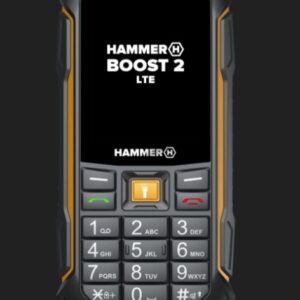 TELEFONO MÓVIL RUGERIZADO HAMMER BOOST 2 LTE / PANTALLA IPS 2.4" / CONECTIVIDAD LTE 4G / ROBUSTO, IP68, ESTÁNDAR MILITAR MIL-STD-810H, AGUA, POLVO, CAIDAS / DUAL SIM / CAMARA 2MPX, RADIO, LINTERNA / 3500 MAH