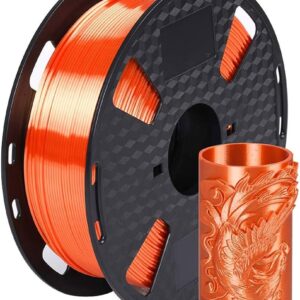 FILAMENTO 3D PLA SILK NARANJA 1.75mm 1 Kgr