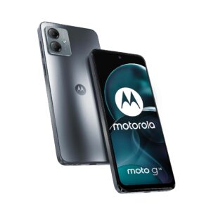 TELEFONO SMARTPHONE MOTOROLA MOTO G14 GRIS / 6.5" FULLHD+ / UNISOC T616 / 8 GB / 256 GB / 50-2 Mpx - 8 Mpx / DUAL SIM / GRIS / 5000mAh / ANDROID 13 / PAYF0035SE