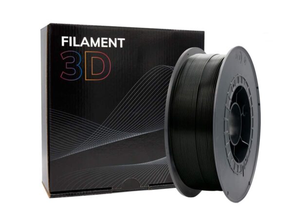 FILAMENTO 3D PLA NEGRO 1.75mm 1 Kgr