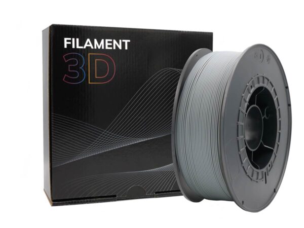 FILAMENTO 3D PLA GRIS 1.75mm 1 Kgr
