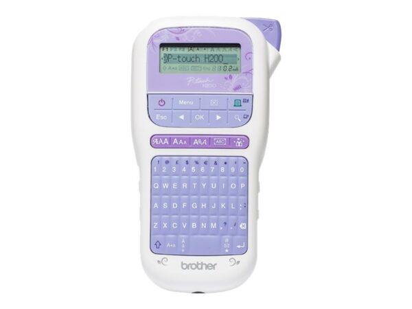 ROTULADORA BROTHER P-TOUCH PT-H200 12MM / 16 CARACTERES / 309 SIMBOLOS / 1 LINEA