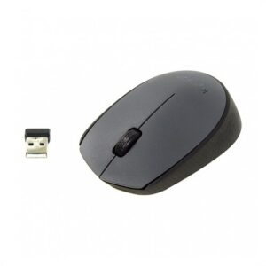 RATON LOGITECH WIRELESS M170 GRIS-NEGRO / 1000 DPI / 3 BOTONES / P/N: 910-004642