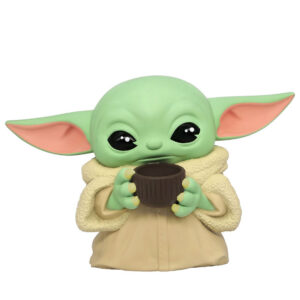HUCHA STAR WARS FIGURA GROGU CON TAZA / 20 cm