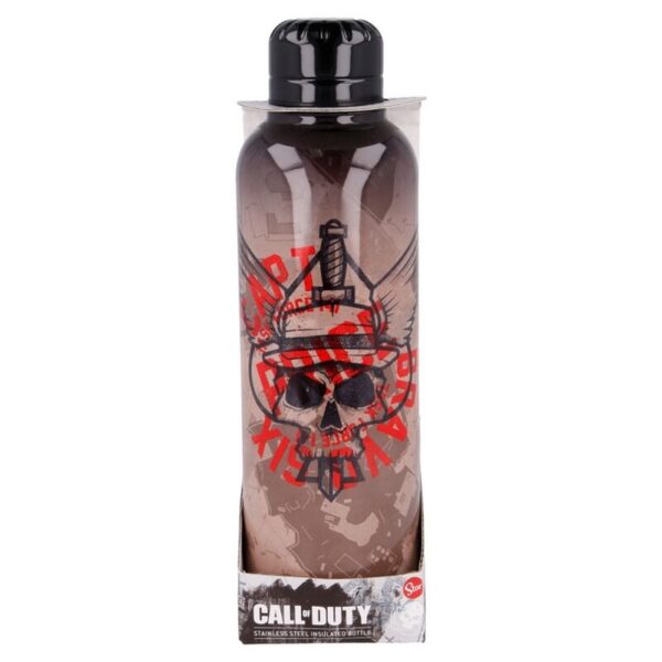 BOTELLA TERMO CALL OF DUTY ACERO INOX. 515 ML.