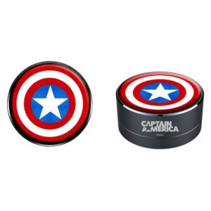 ALTAVOZ CAPITAN AMERICA NEGRO / STEREO PORTATIL / BLUETOOTH / 300 mAh / 3W /