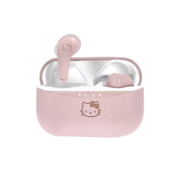 AURICULARES C/MICROFONO TWS EARPODS HELLO KITTY ROSA / BLUETOOTH 5.0 /