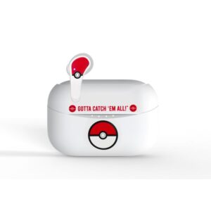 AURICULARES C/MICROFONO TWS EARPODS POKE BALL BLANCO / BLUETOOTH 5.0 /