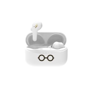 AURICULARES C/MICROFONO TWS EARPODS GAFAS Y RAYO HARRY POTTER BLANCO / BLUETOOTH 5.0 /