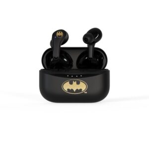 AURICULARES C/MICROFONO TWS EARPODS DC LOGO BATMAN NEGRO / BLUETOOTH 5.0 /
