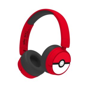 AURICULARES C/MICROFONO KIDS POKEMON BALL ROJO / BLUETOOTH 5.0 /