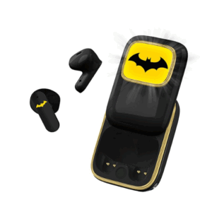 AURICULARES C/MICROFONO TWS SLIDE EARPODS DC LOGO BATMAN DARK KNIGHT NEGRO / BLUETOOTH 5.3 /