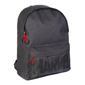 MOCHILA CASUAL MARVEL LOGO NEGRA / 31X44X16 cm