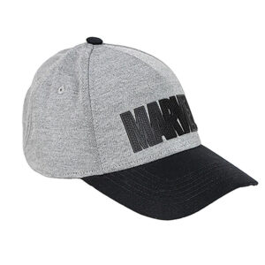 GORRA LOGO MARVEL GRIS VISERA CURVADA / REGULABLE