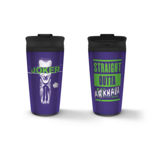 VASO VIAJE METALICO DC COMICS JOKER ARKHAM