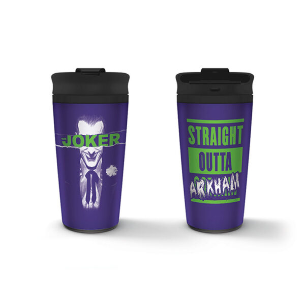 VASO VIAJE METALICO DC COMICS JOKER ARKHAM