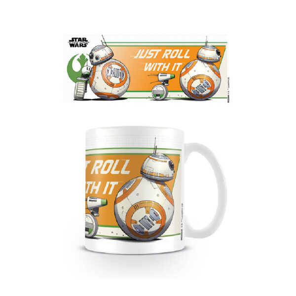 TAZA DESAYUNO STAR WARS BB-8 Y D-0 / 315ml