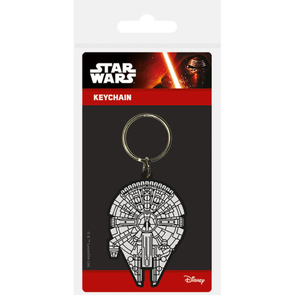 LLAVERO GOMA STAR WARS HALCON MILENARIO