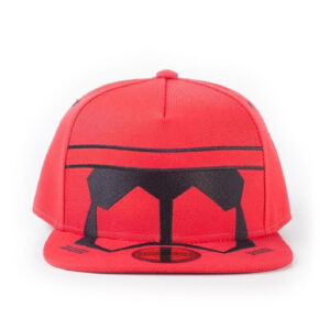 GORRA STAR WARS TROOPER ROJO VISERA PLANA