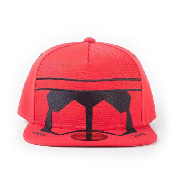 GORRA STAR WARS TROOPER ROJO VISERA PLANA