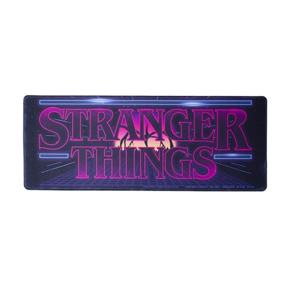 ALFOMBRILLA XL SOBREMESA STRANGER THINGS LOGO ARCADE 30 X 80 cm