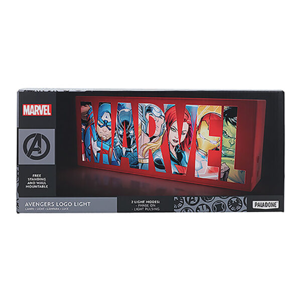 LAMPARA MARVEL LOGO AVENGERS / 30 cm
