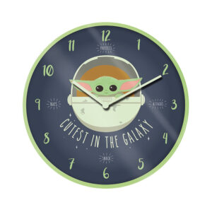 RELOJ PARED STAR WARS MANDALORIAN CUTEST IN THE GALAXY