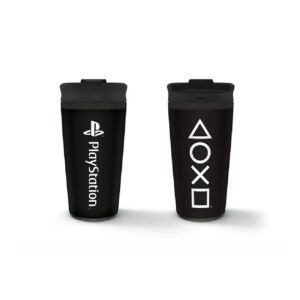 VASO VIAJE METALICO PLAYSTATION ONYX