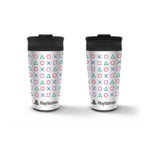 VASO VIAJE METALICO PLAYSTATION FORMAS