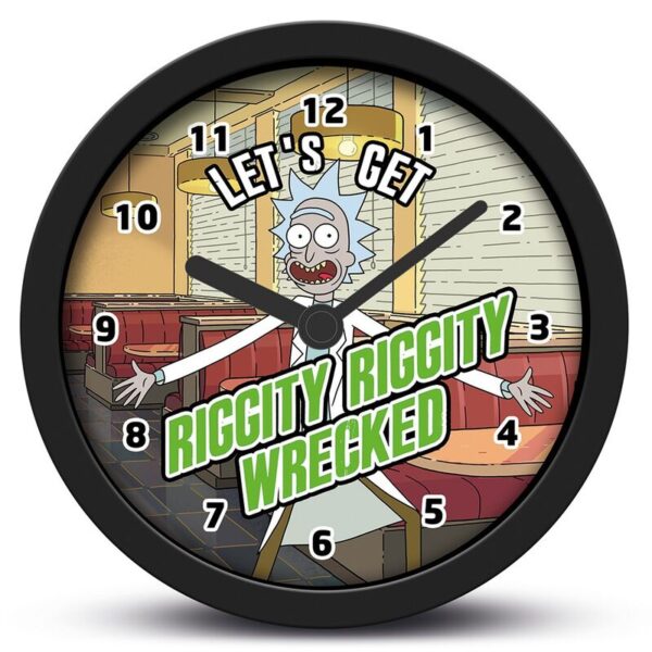 RELOJ SOBREMESA RICK & MORTY WRECKED / 12.7 X 4.2 cm
